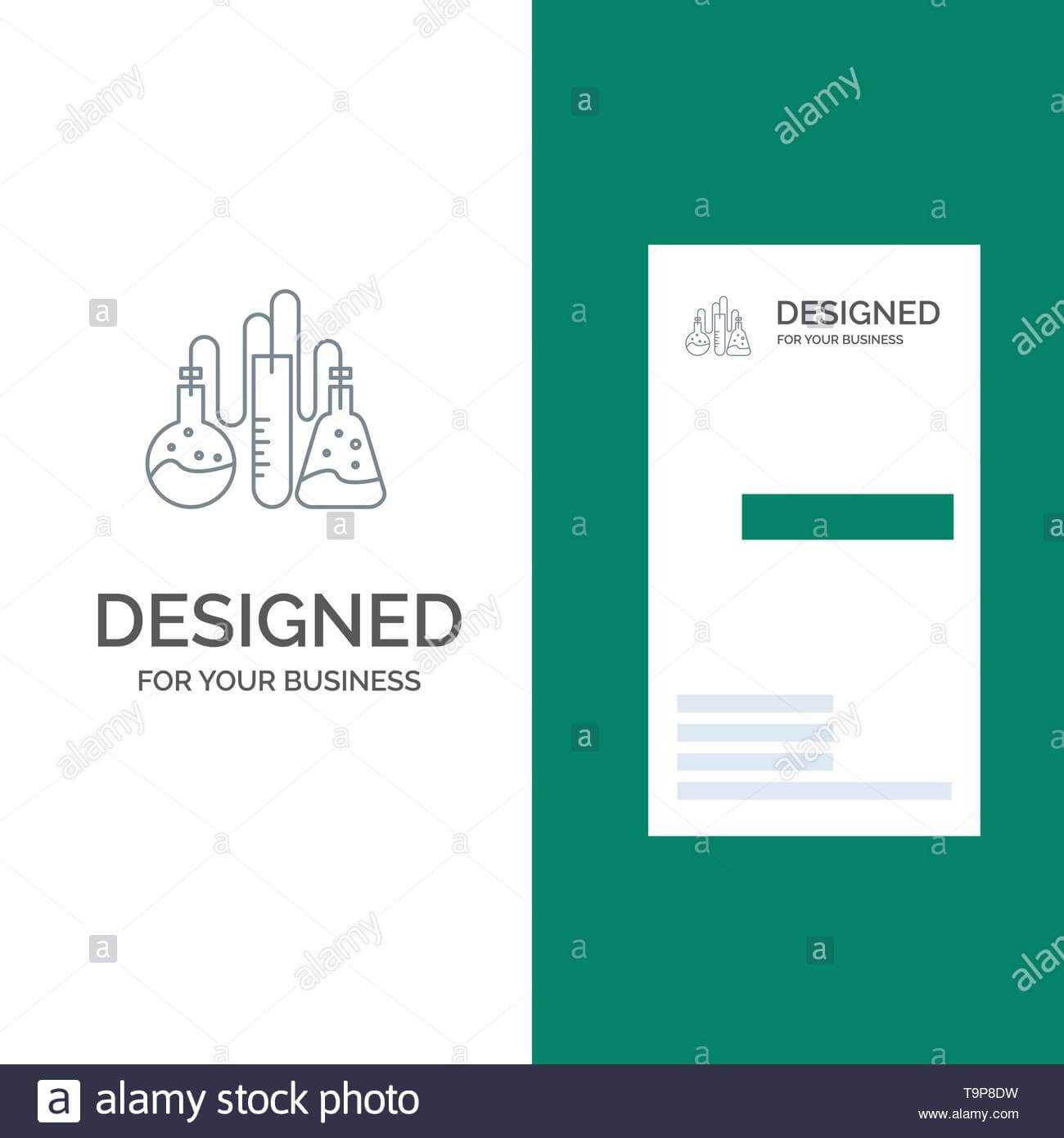 Chemical, Dope, Lab, Science Grey Logo Design And Business Regarding Dope Card Template