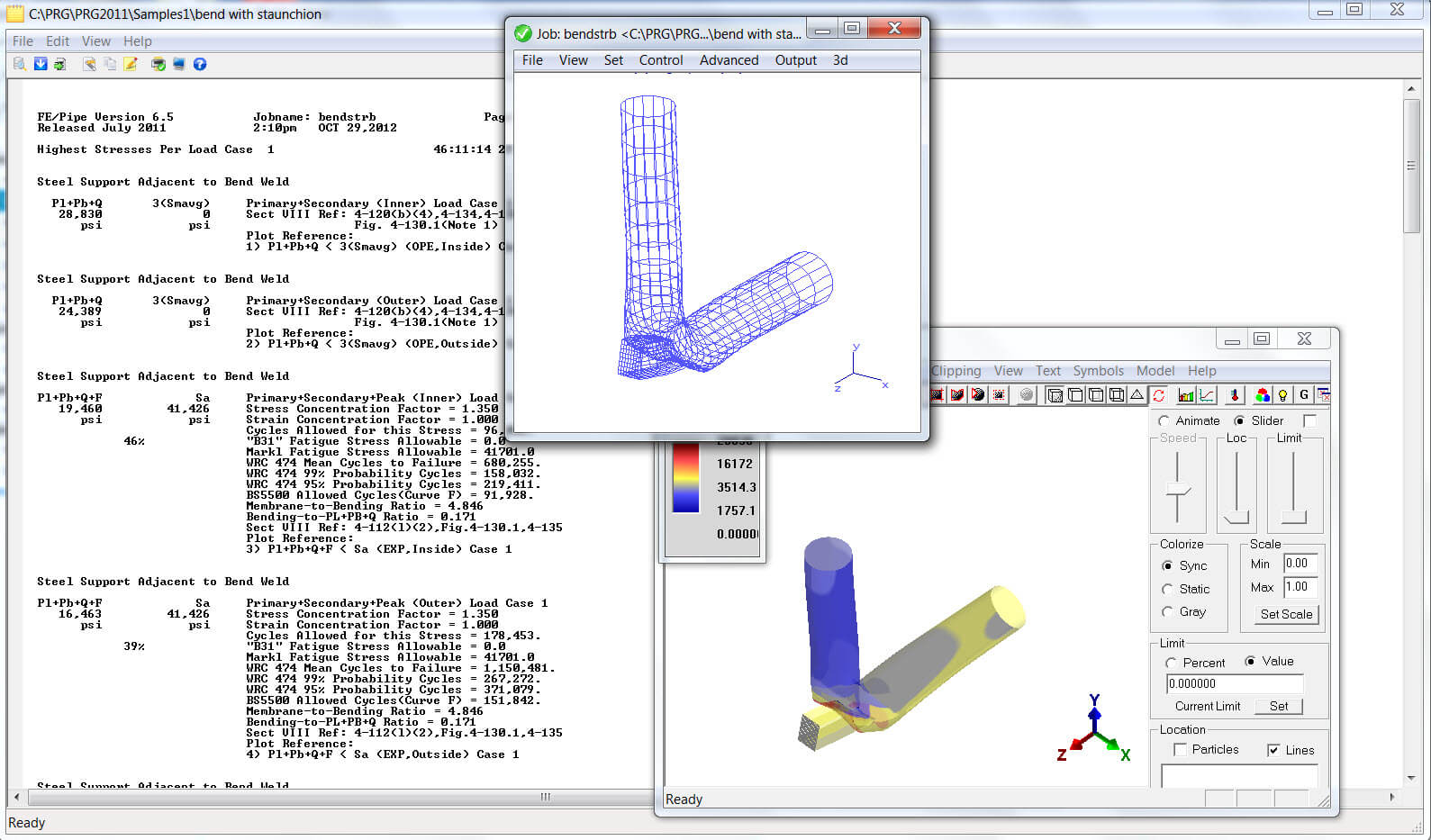 Chempute Software  Finite Element Analysis For Piping / Vessels For Fea Report Template