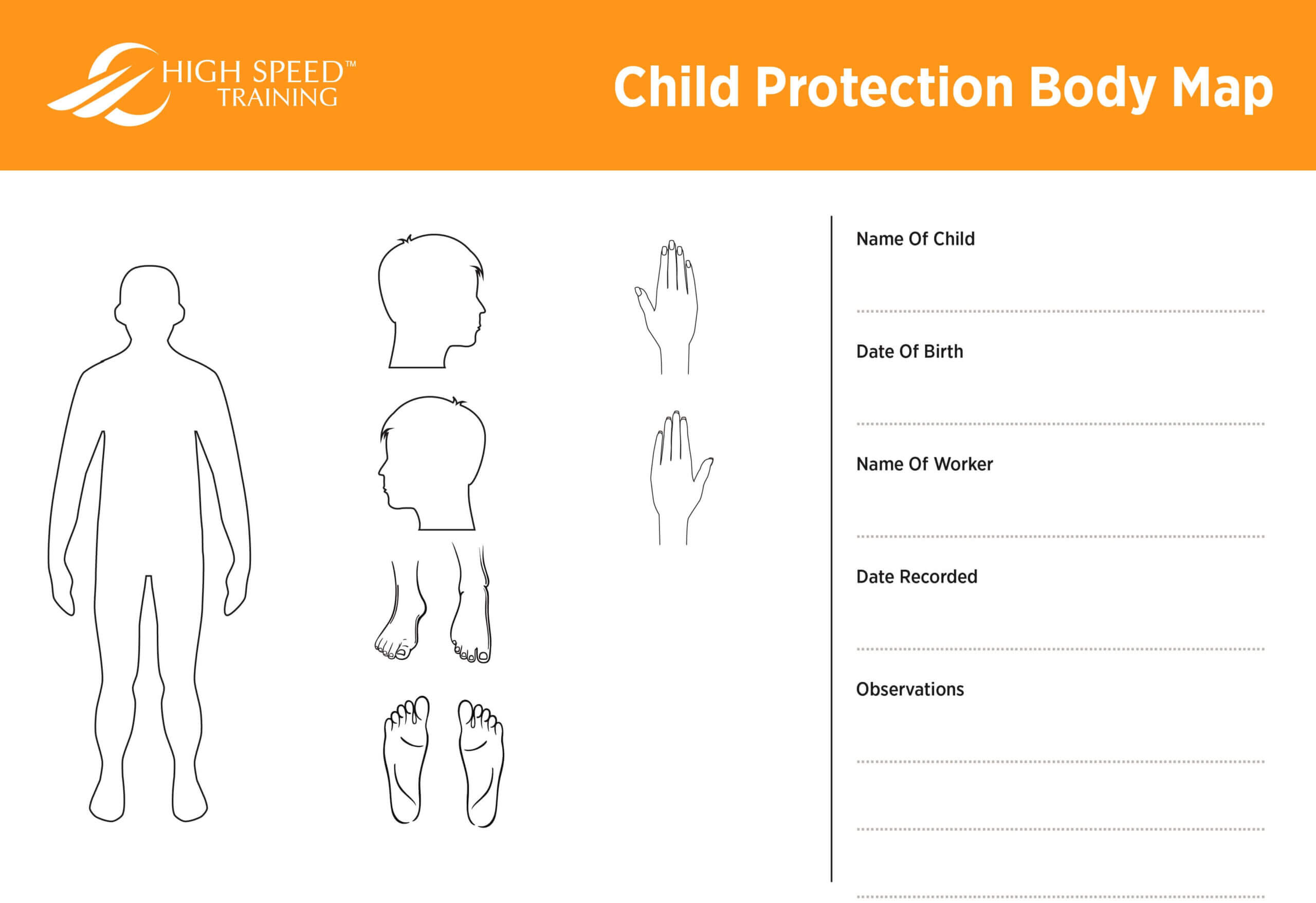Child Protection Body Map Template | Safeguarding Advice Throughout Blank Body Map Template