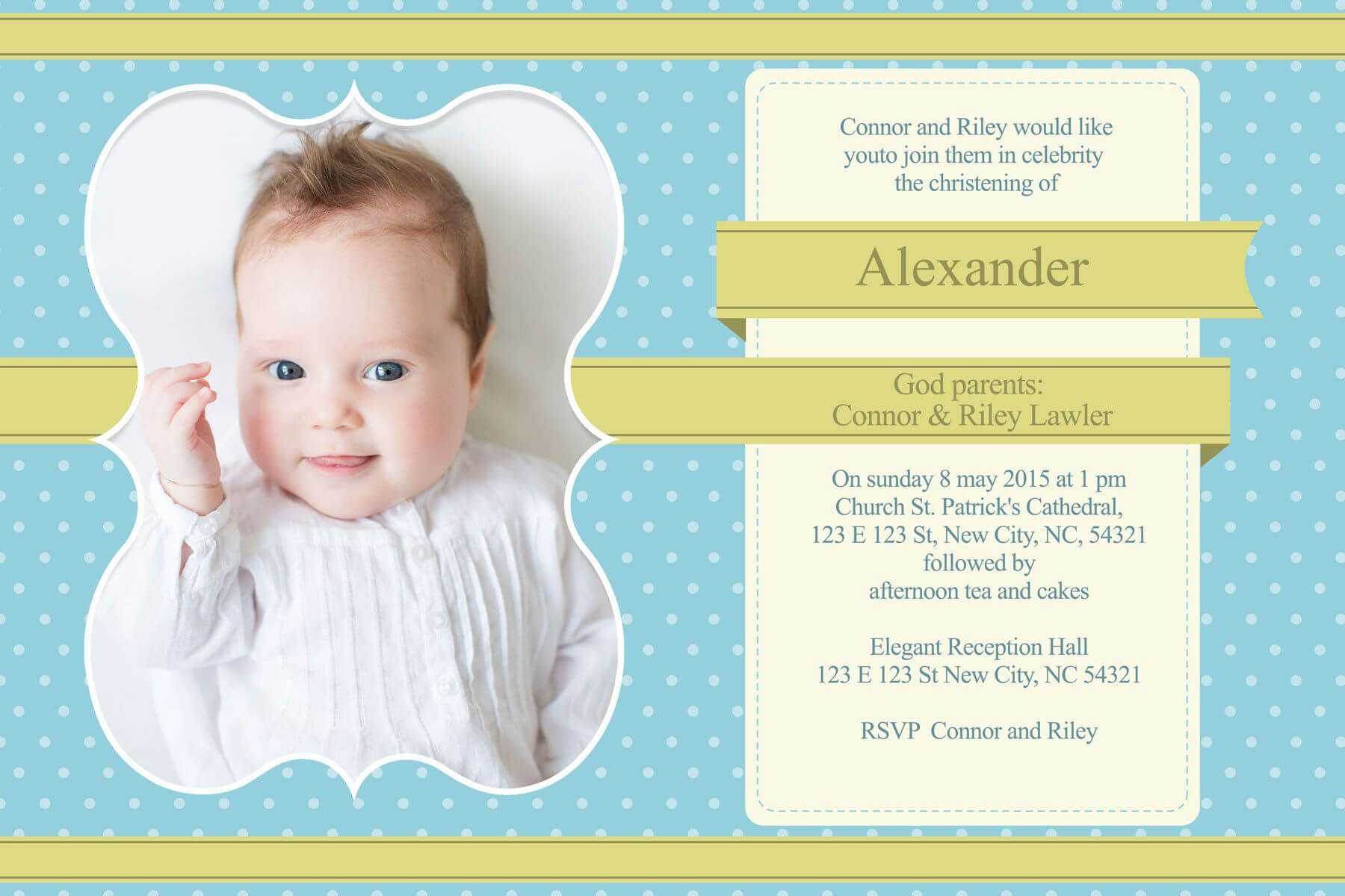 Christening Invitation : Christening Invitation Template Within Free Christening Invitation Cards Templates