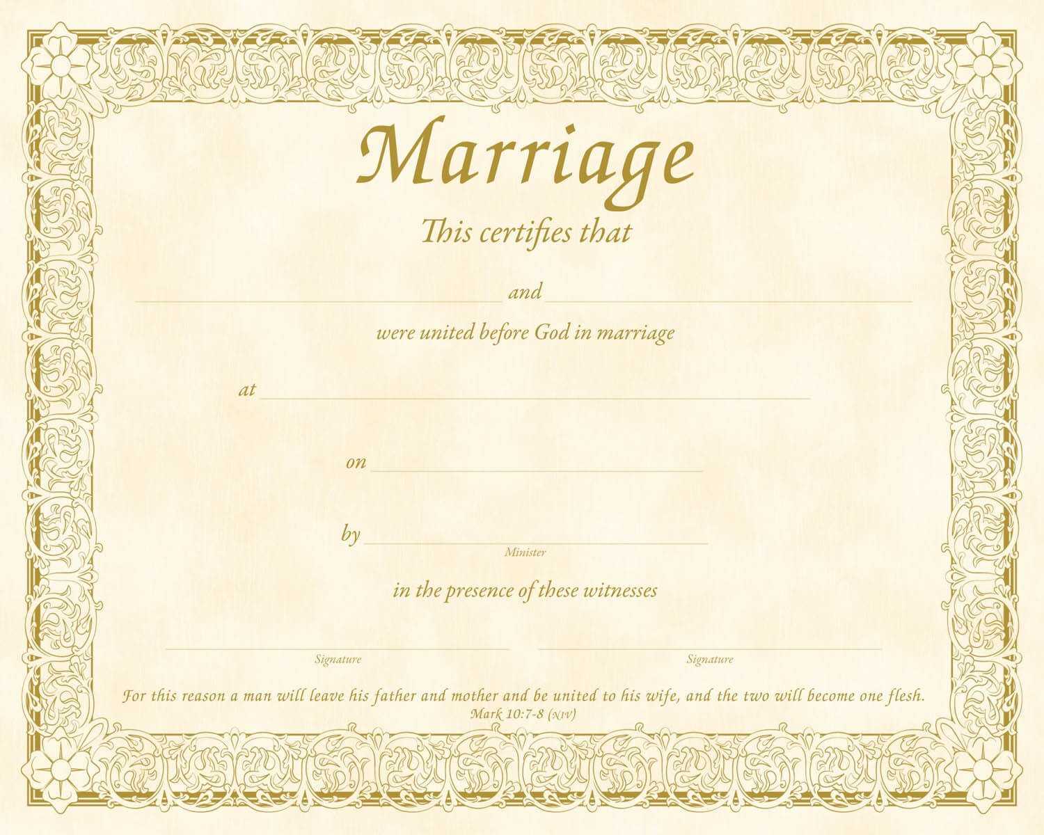 Christian Certificate Template ] - Christian Marriage Pertaining To Christian Certificate Template