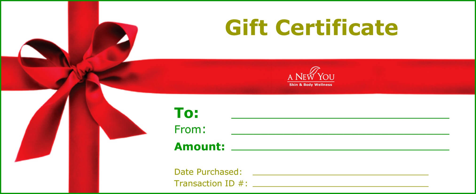 Christmas Gift Certificate Clipart Throughout Gift Certificate Log Template