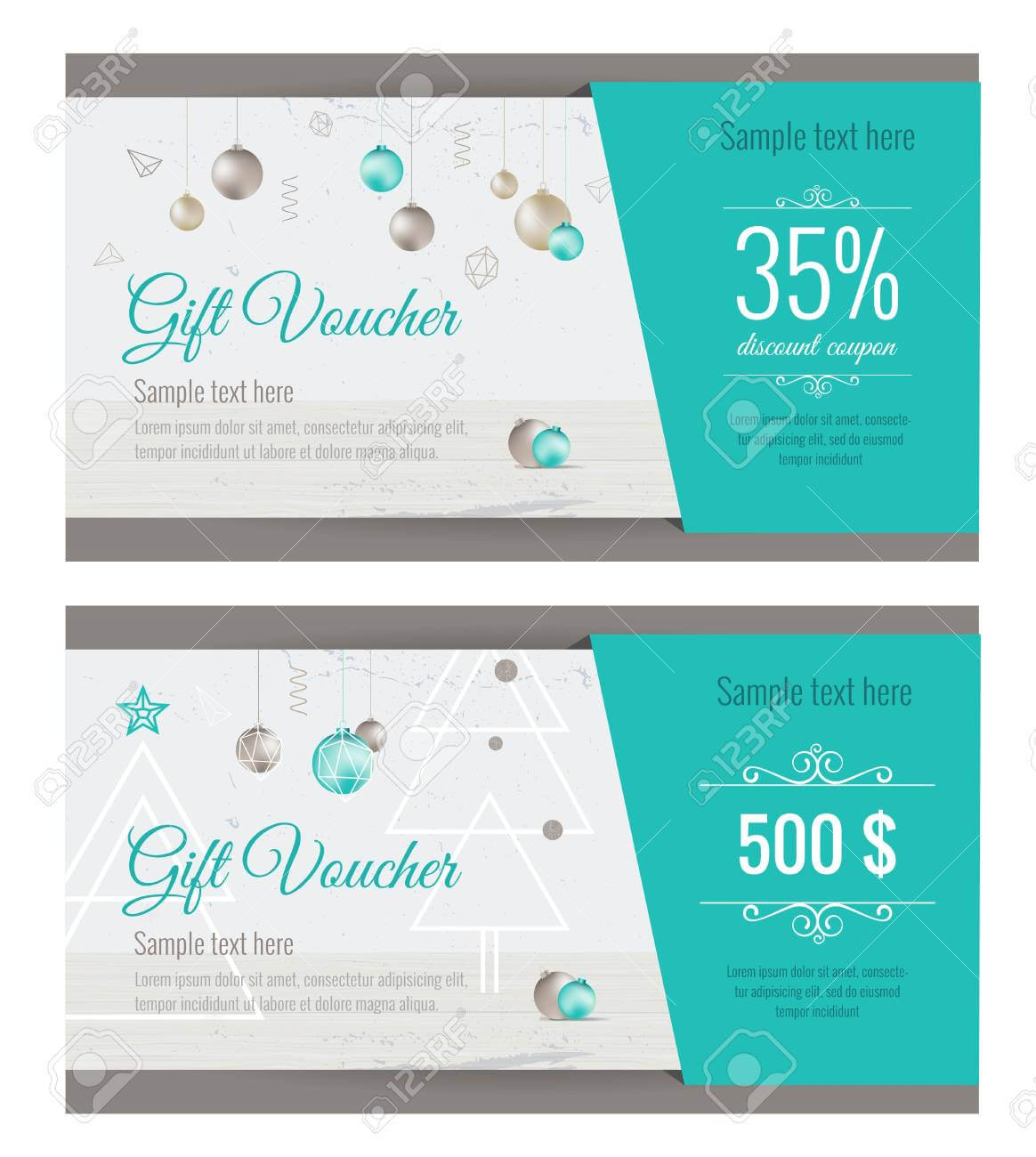 Christmas Gift Voucher Coupon Discount. Gift Certificate Template.. Inside Merry Christmas Gift Certificate Templates