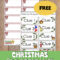 Christmas Scavenger Hunt Free Printable Clue Cards For Kids For Clue Card Template