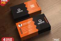 Clean Business Card Psd Templates - Psd Zone inside Visiting Card Psd Template