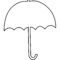 Closed Umbrella Outline Images Pictures – Becuo – Clip Art Intended For Blank Umbrella Template