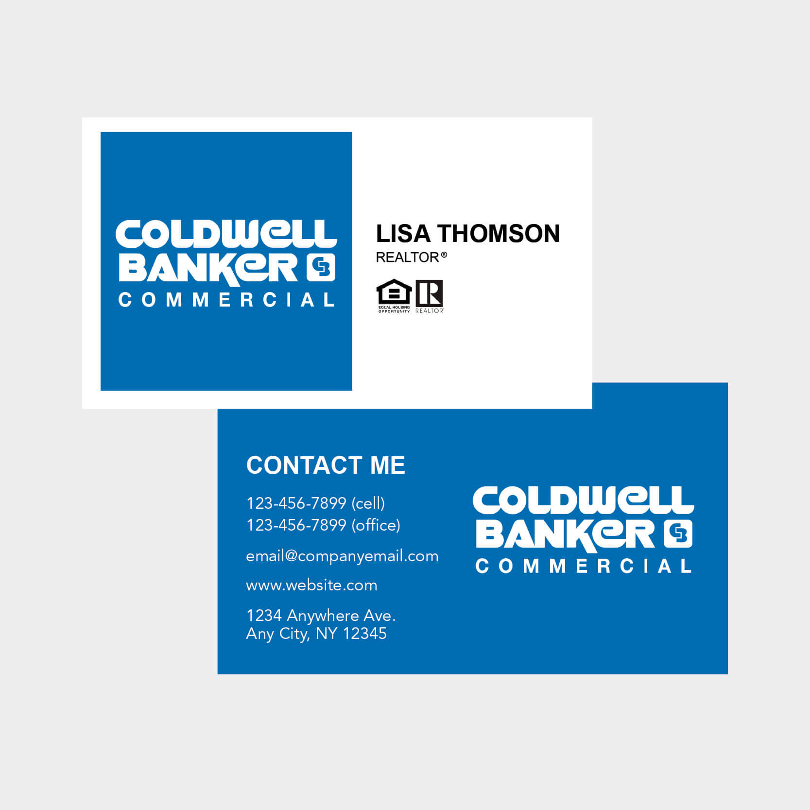 Coldwell Banker Business Cards In Coldwell Banker Business Card Template