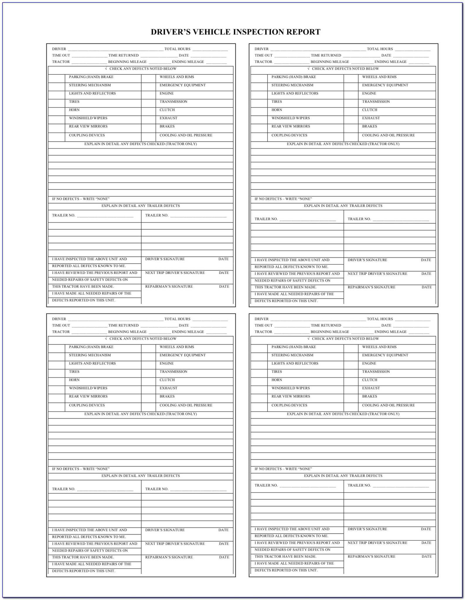 Commercial Property Inspection Report Template Professional Template