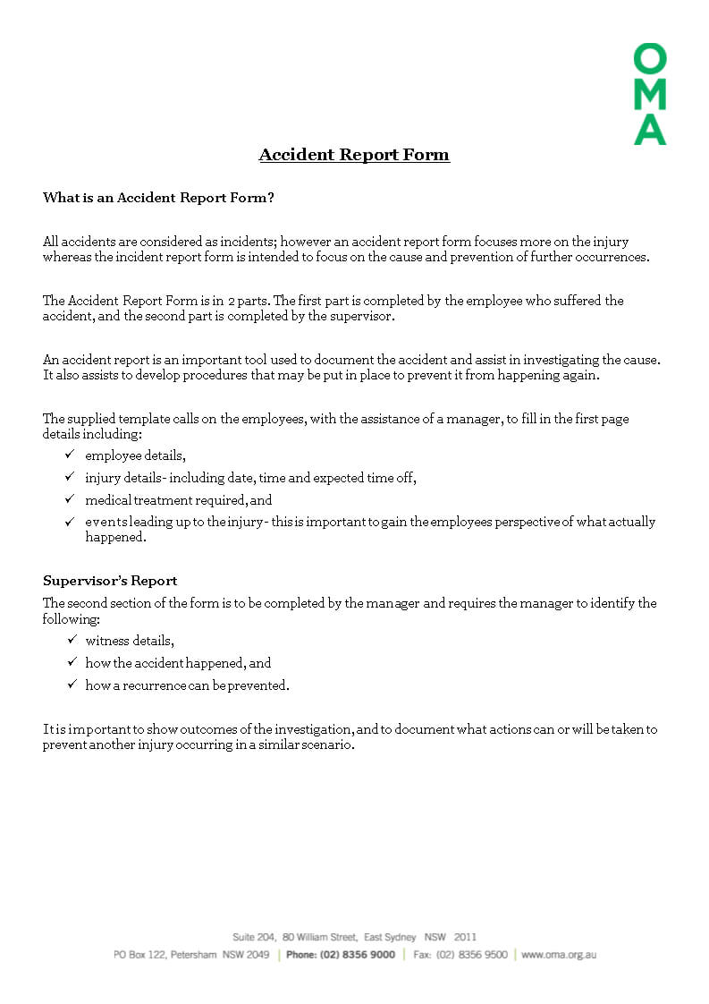 Construction Job Site Incident Report Form | Templates At In Construction Accident Report Template