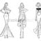 Contoh Soal Dan Materi Pelajaran 5: Female Fashion Model Sketch With Blank Model Sketch Template