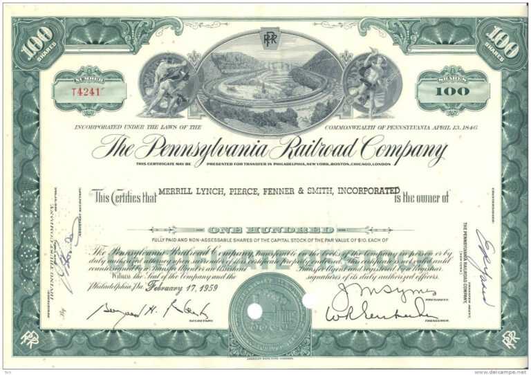 Corporate Bond Certificate Template - Professional Template