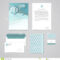 Corporate Identity Design Template. Documentation For regarding Business Card Letterhead Envelope Template