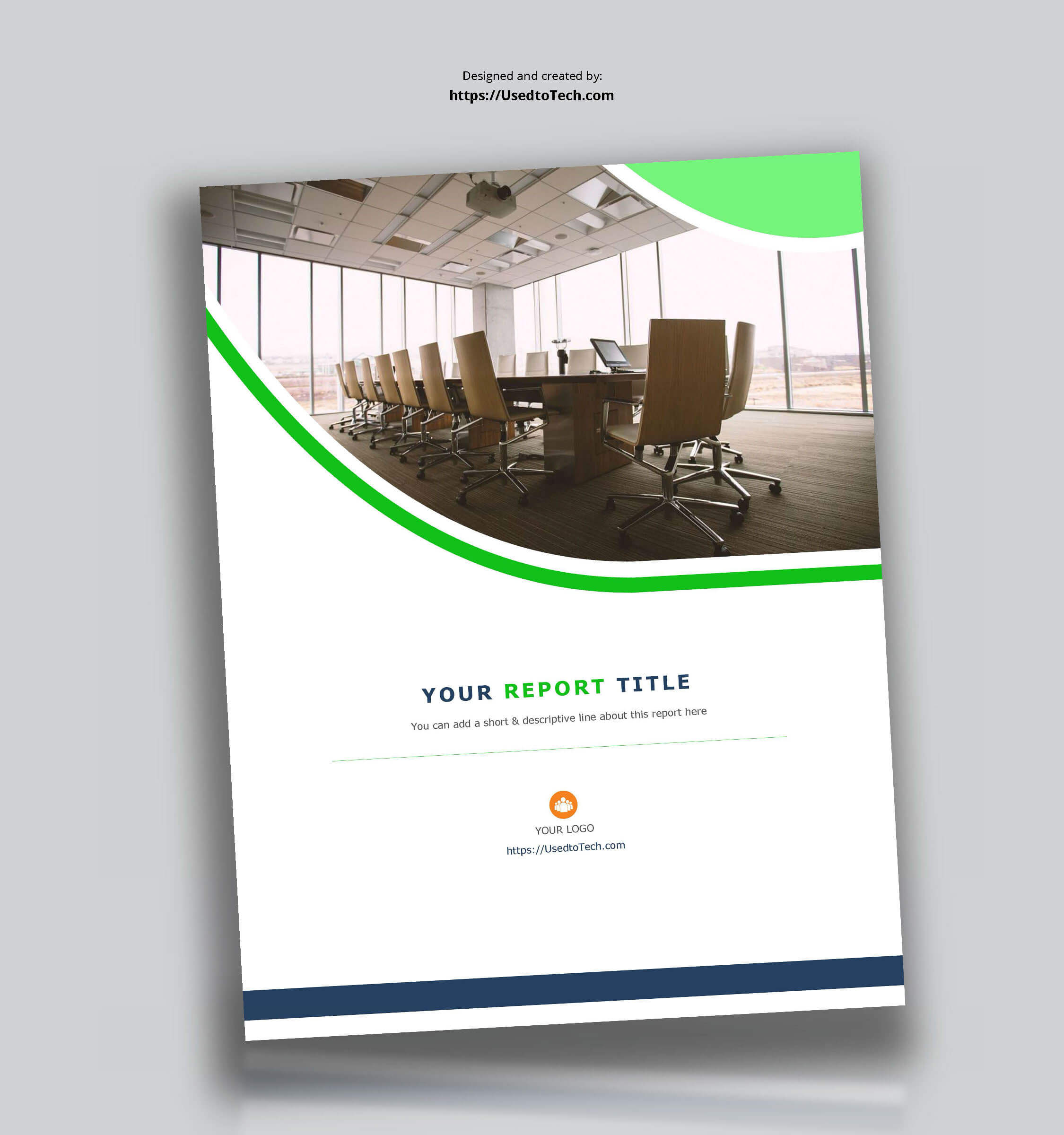 Corporate Report Design Template In Microsoft Word - Used To Within Microsoft Word Templates Reports