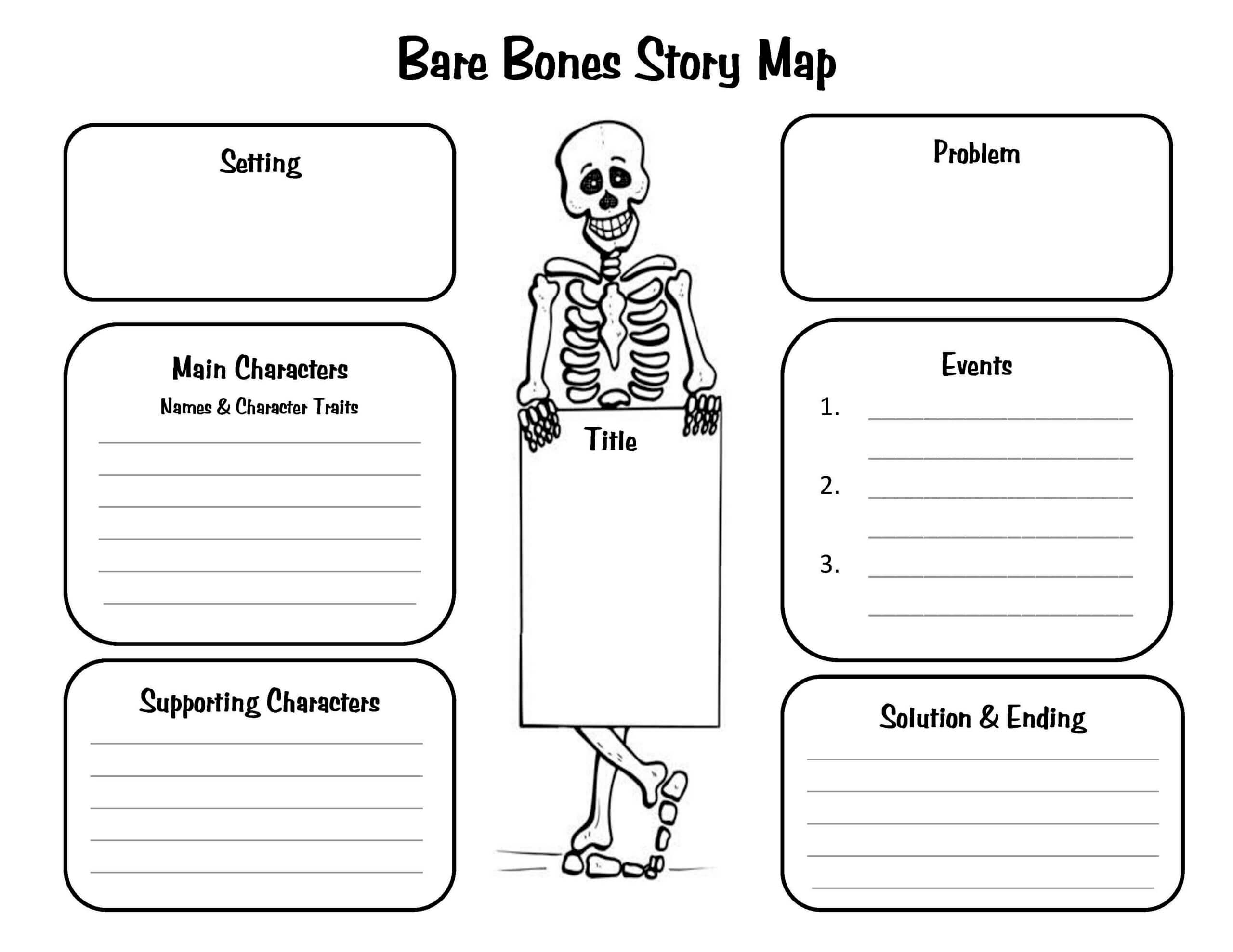 Crafty Symmetric Skeletons | Scholastic Intended For Skeleton Book Report Template