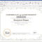 Create A Certificate Of Recognition In Microsoft Word Throughout Word 2013 Certificate Template