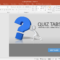Create A Quiz In Powerpoint With Quiz Tabs Powerpoint Template In How To Create A Template In Powerpoint