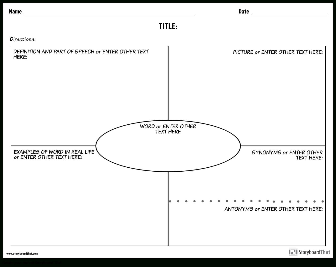 Create Vocabulary Worksheets | Vocabulary Templates Pertaining To Vocabulary Words Worksheet Template