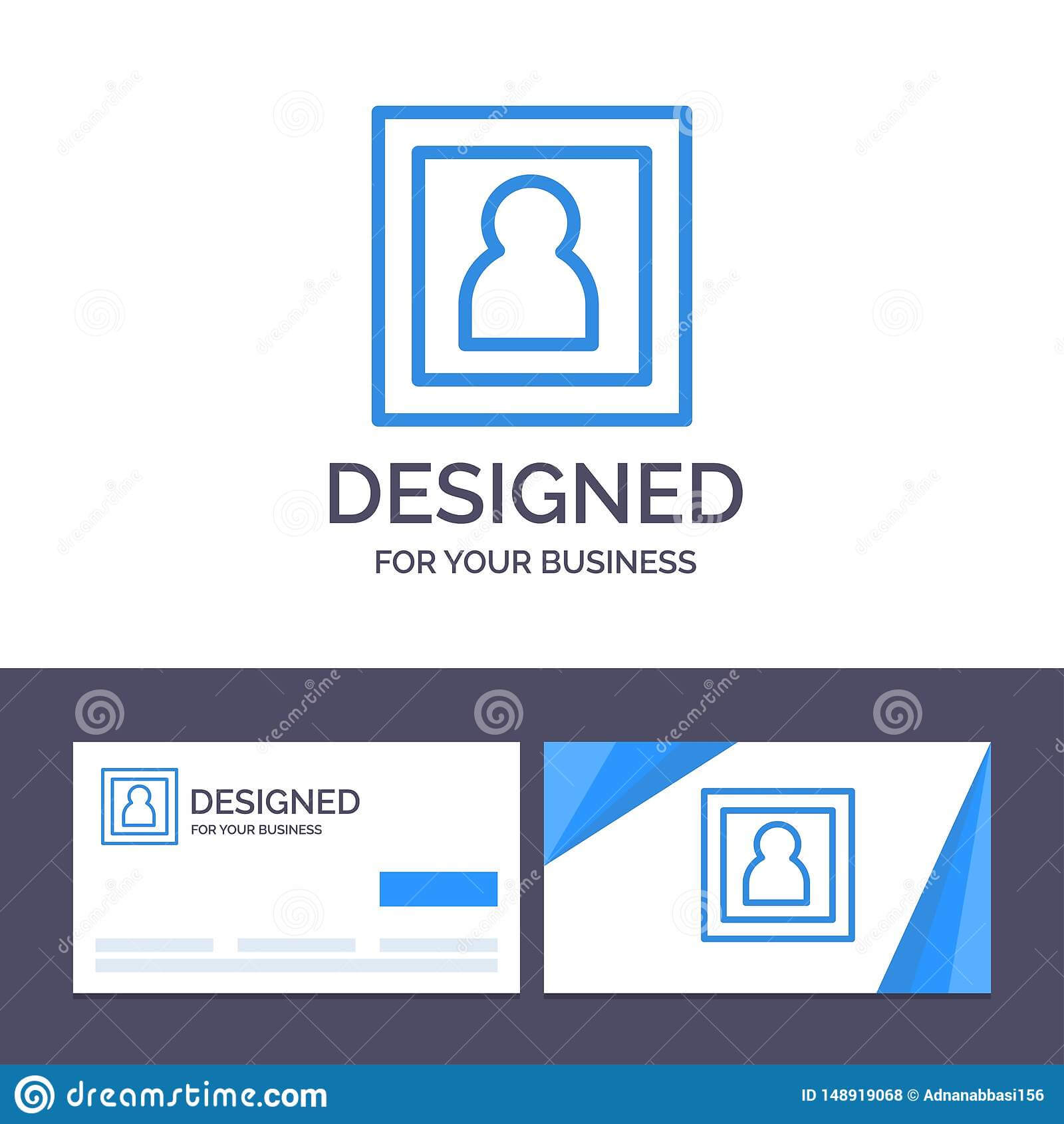 Creative Business Card And Logo Template Photo, Photographer Intended For Portrait Id Card Template