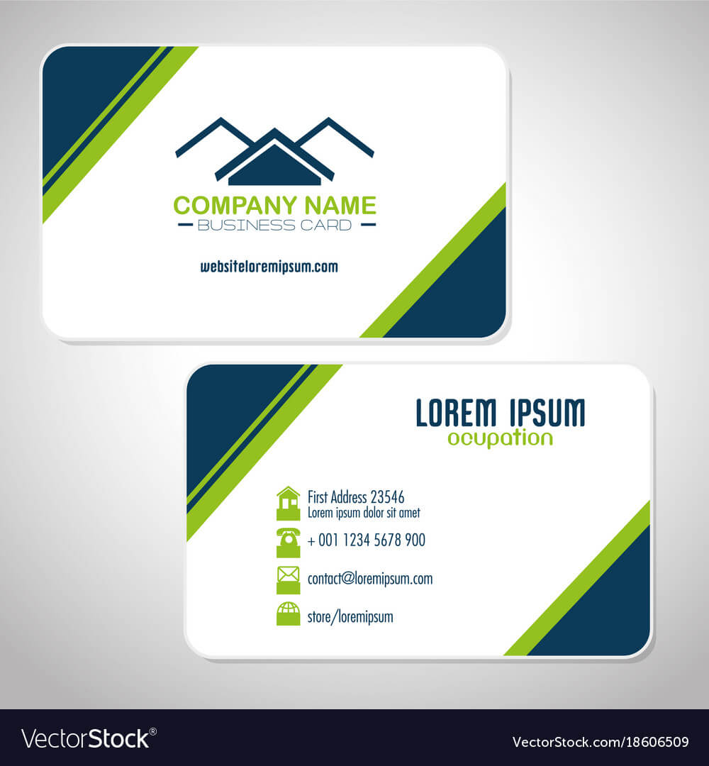 Creative Corporate Business Card Templates With Regard To Company Business Cards Templates