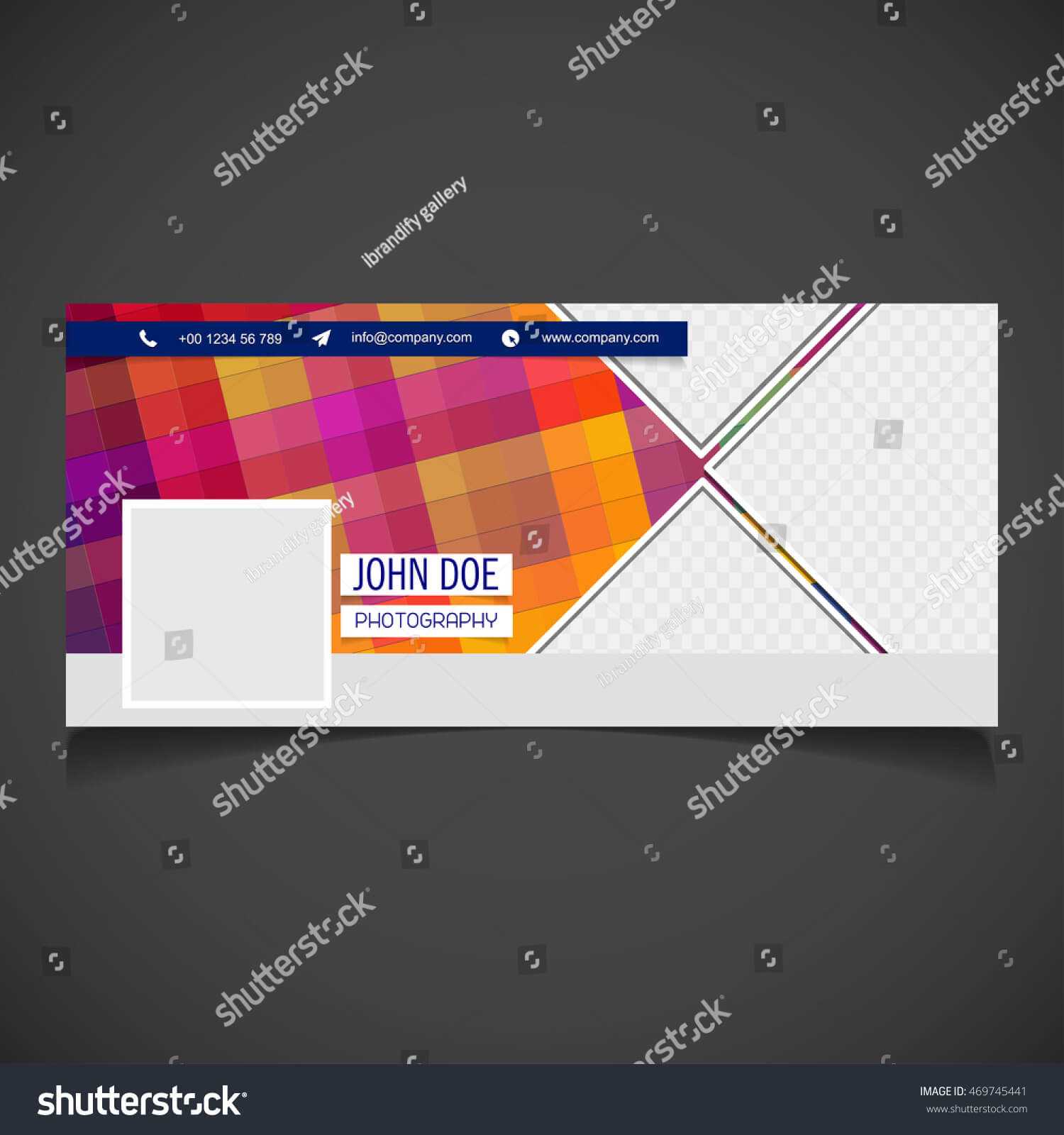 Creative Photography Banner Template Place Image Stock Intended For Photography Banner Template