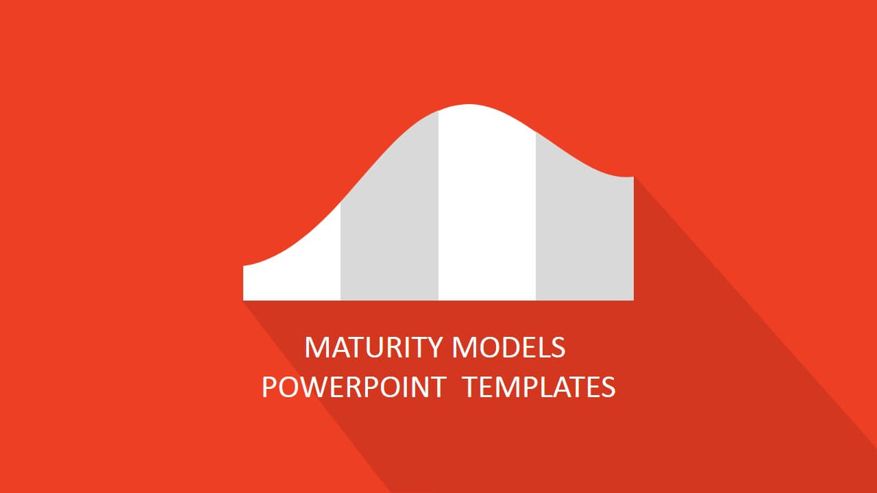 Curved Bar Graph Maturity Icon Powerpoint – Slidemodel Throughout Powerpoint Bell Curve Template