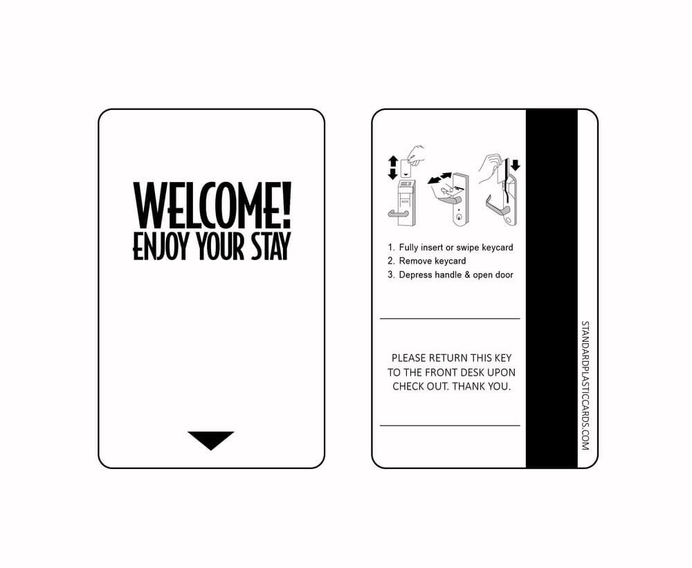 Custom & Generic Magnetic Key Cards | Custom Hotel Key Cards For Hotel Key Card Template