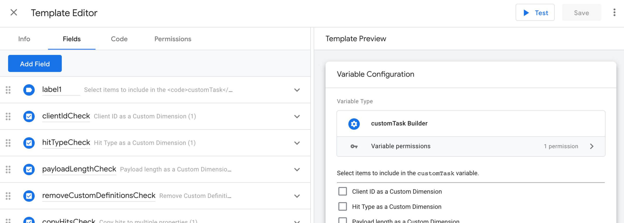 Custom Templates Guide For Google Tag Manager | Simo Ahava's Pertaining To Words Their Way Blank Sort Template