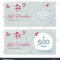 Cute Hand Drawn Christmas Gift Voucher Stock Vector (Royalty Pertaining To Merry Christmas Gift Certificate Templates