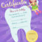 Cute Tooth Fairy Receipt Certificate Template | Royalty Free Inside Tooth Fairy Certificate Template Free