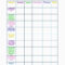 Daily Behavior Chart Printable Colorful | Loving Printable Throughout Daily Behavior Report Template
