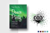 Dance Party Flyer Template regarding Dance Flyer Template Word