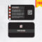 Dark Business Card Template Psd File | Free Download For Business Card Template Photoshop Cs6