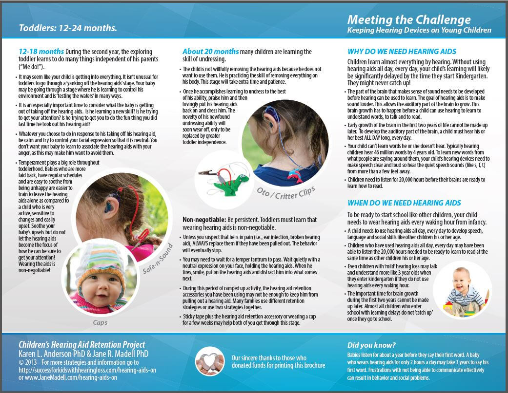Daycare Brochures Success For Kids Hearing Loss Strategies Inside Daycare Brochure Template