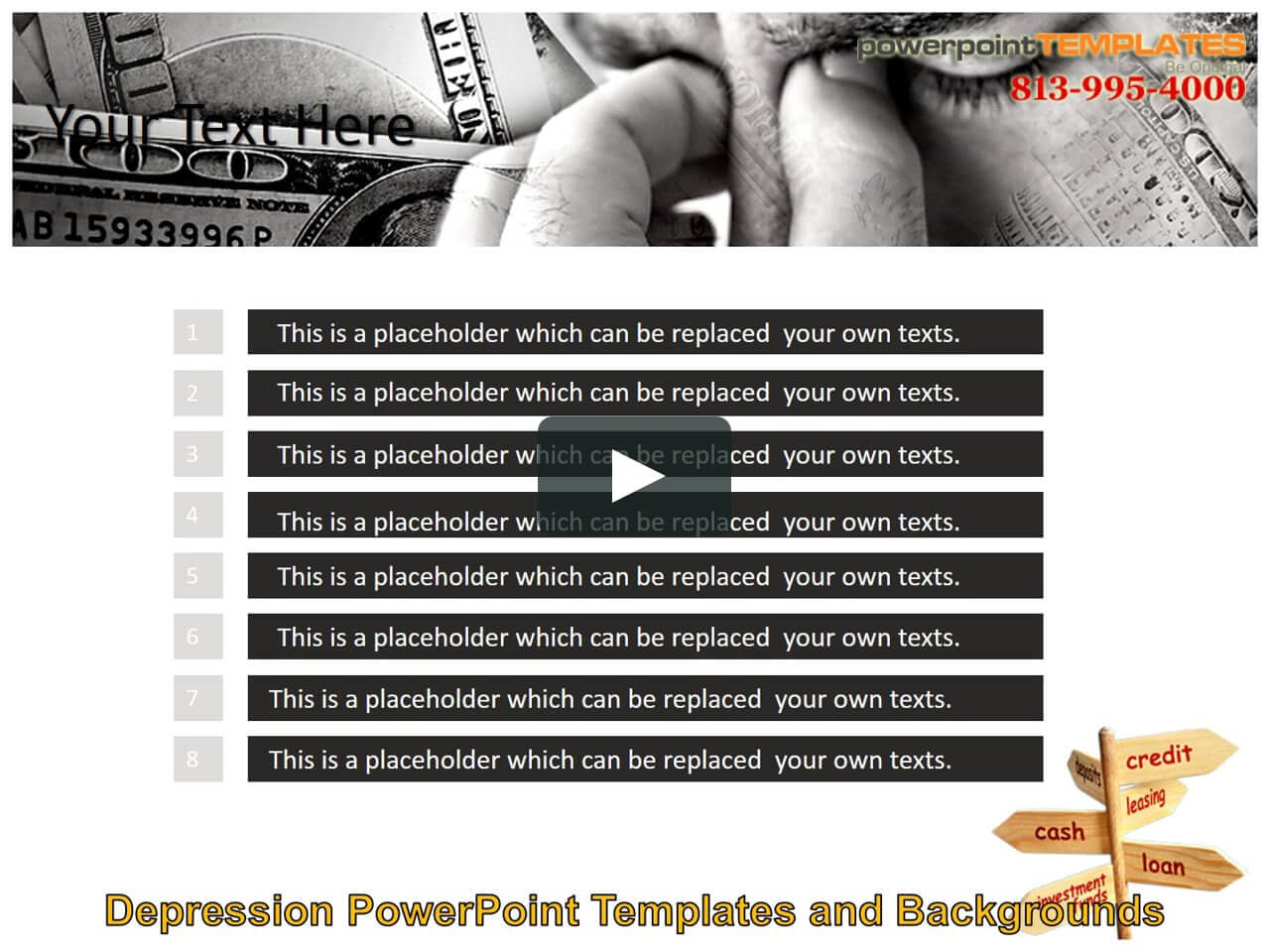 Depression Powerpoint Templates And Backgrounds On Vimeo Within Depression Powerpoint Template