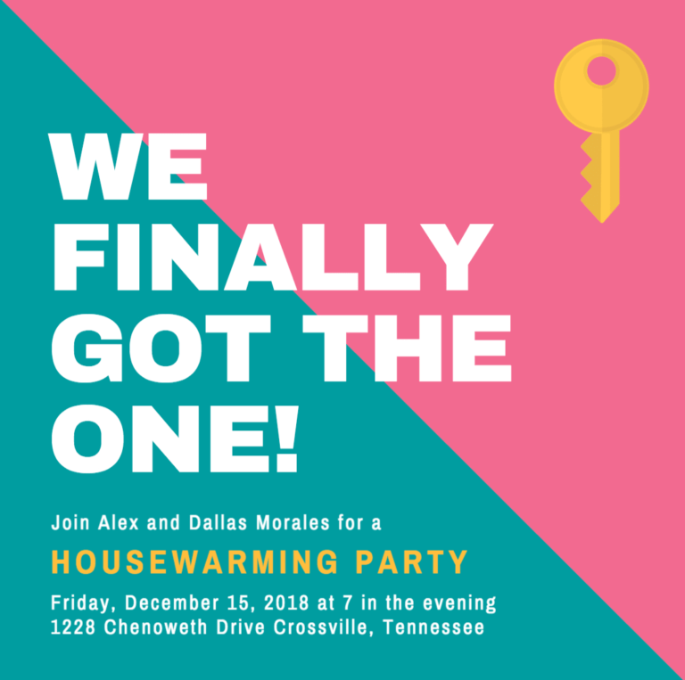 Housewarming Invitation Card Psd Template Free Download For Free