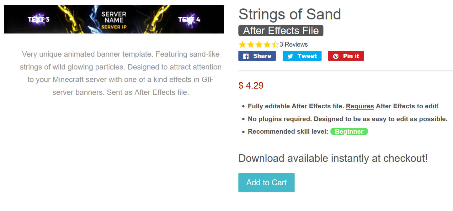 Designer Gfx – Strings Of Sand – [Hq] Minecraft Server Throughout Minecraft Server Banner Template