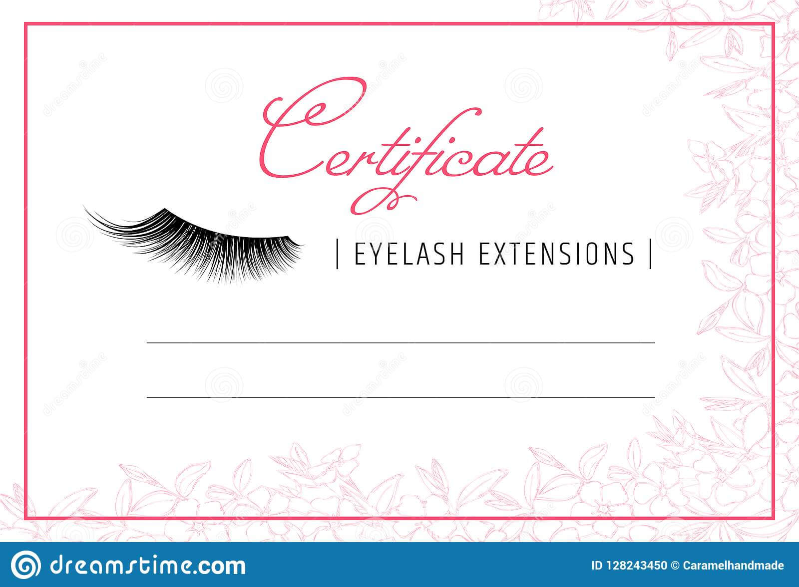 Diploma Eyelash Extensions. Makeup Certificate Template Within Fake Diploma Certificate Template