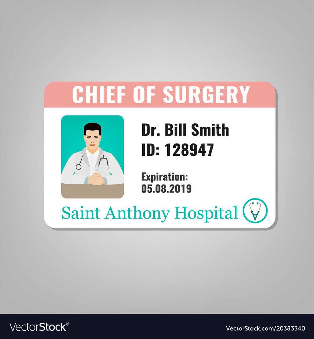 Doctor Id Card With Regard To Doctor Id Card Template