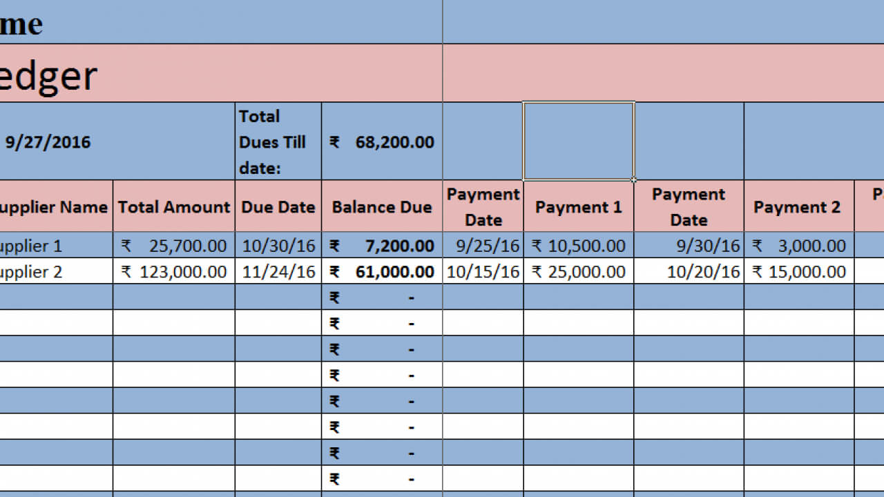 Download Accounts Payable Excel Template – Exceldatapro With Regard To Accounts Receivable Report Template