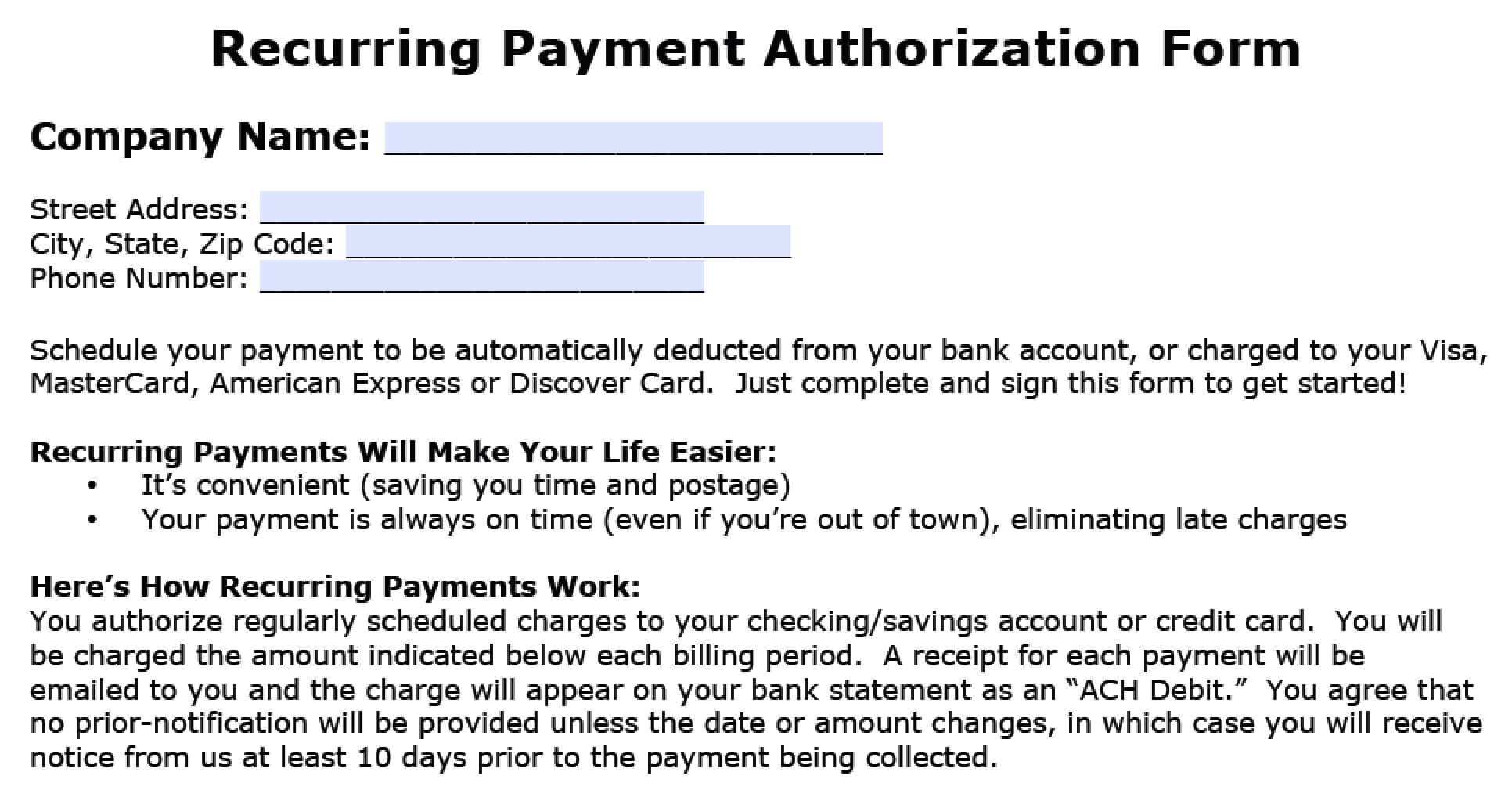 Download Credit Card Authorization Form | Best Credit Cards Throughout Credit Card Billing Authorization Form Template
