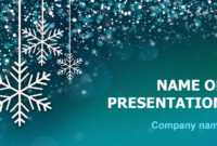 Download Free Snowing Snow Powerpoint Theme For Presentation within Snow Powerpoint Template