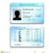 Driver License Illustration Stock Vector – Illustration Of With Blank Drivers License Template
