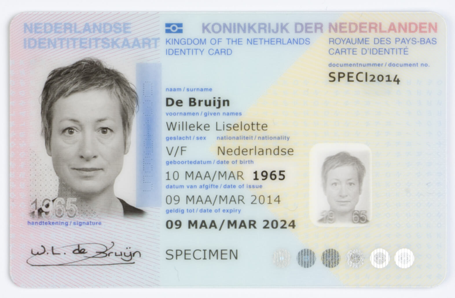 Dutch Identity Card – Wikipedia Inside Georgia Id Card Template