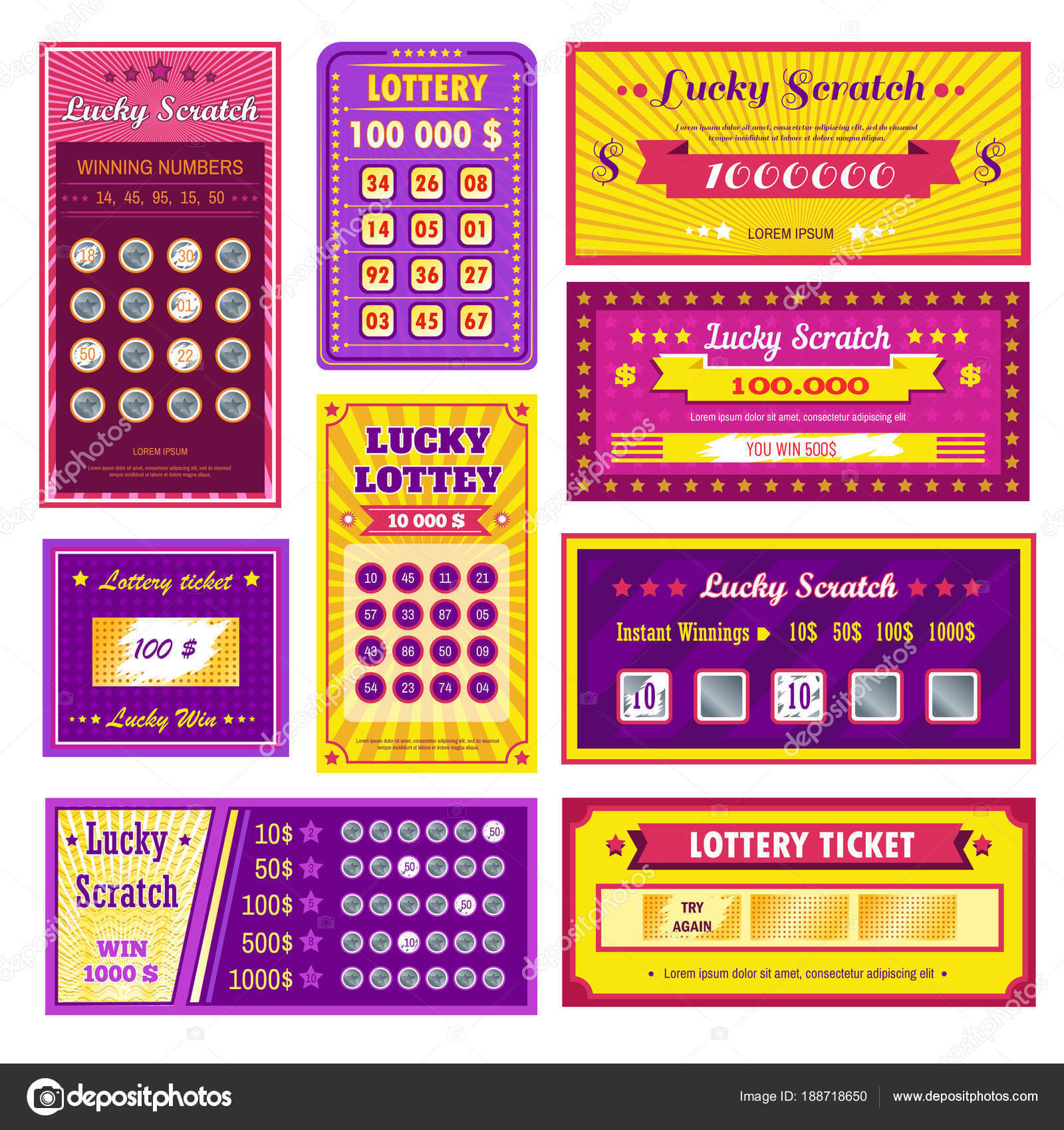 ᐈ Scratch Off Card Templates Stock Pictures, Royalty Free Intended For Scratch Off Card Templates