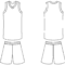 √ Blank Basketball Jersey Template Free Download Clip Art For Blank Basketball Uniform Template