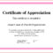 ❤️ Sample Certificate Of Appreciation Form Template❤️ Inside Volunteer Certificate Template