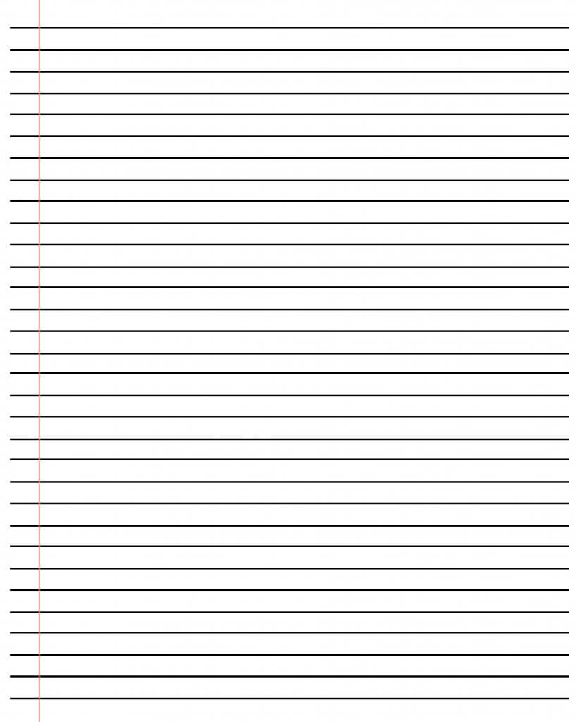 ❤️20+ Free Printable Blank Lined Paper Template In Pdf❤️ For Ruled Paper Word Template