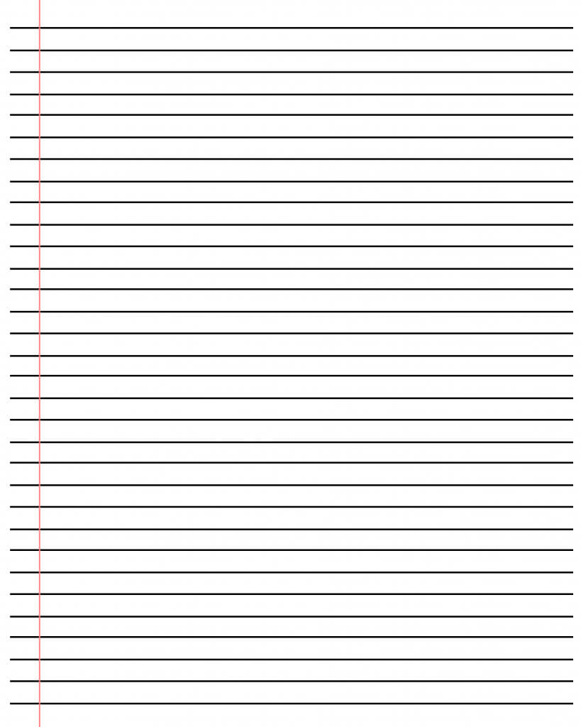 ❤️20+ Free Printable Blank Lined Paper Template In Pdf❤️ Within Ruled Paper Template Word