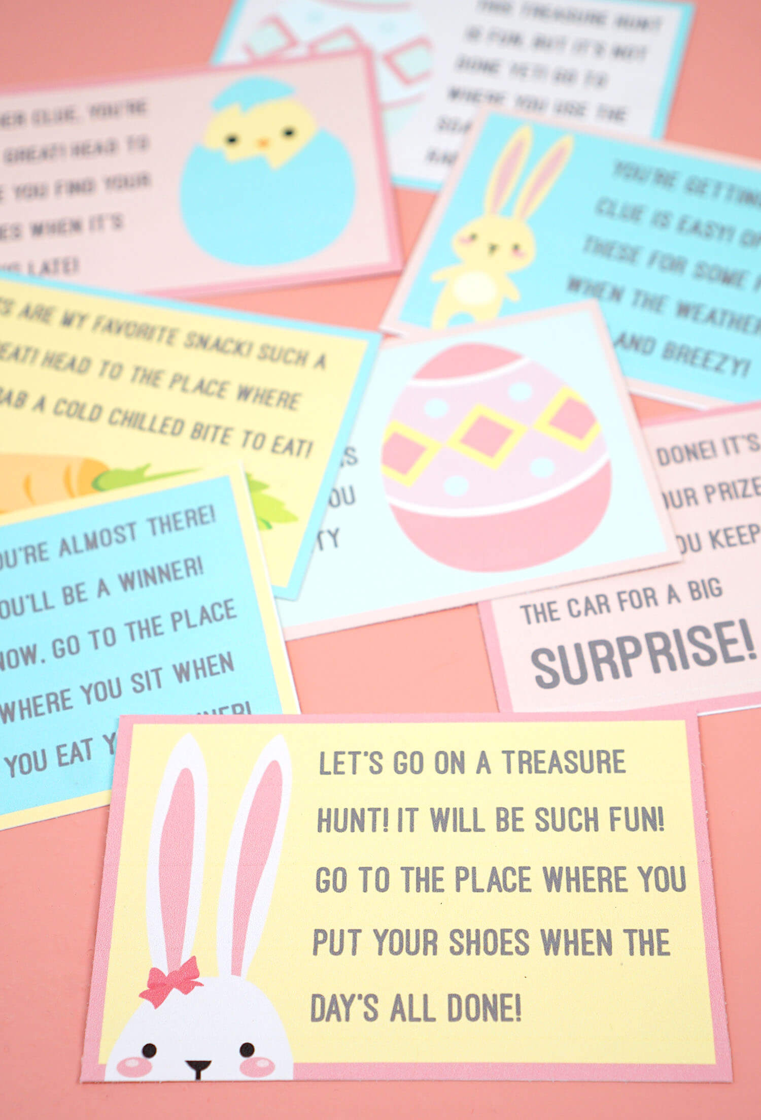 Easter Scavenger Hunt – Free Printable! – Happiness Is Homemade For Clue Card Template