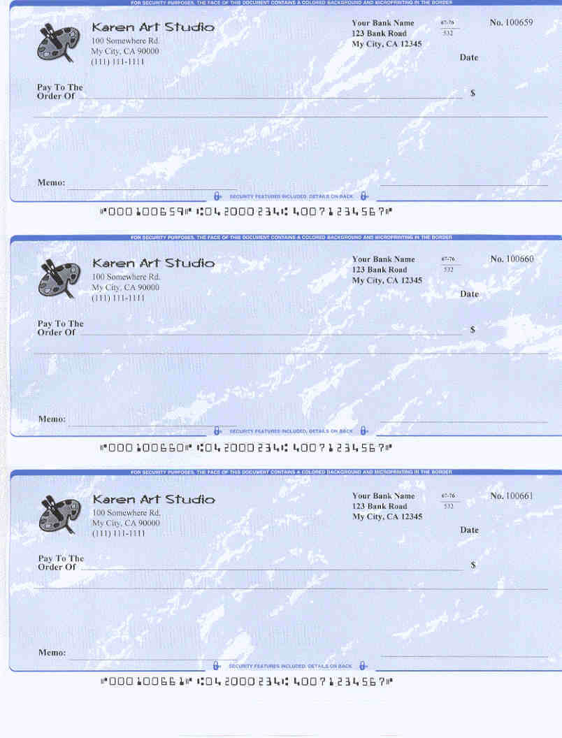 Easy To Use Check Writing And Printing Software For All Regarding Customizable Blank Check Template